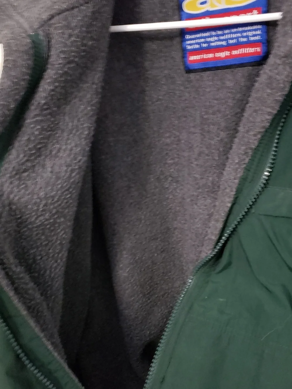 Vintage American Eagle Activesport Mens Forest Green Insulated Jacket